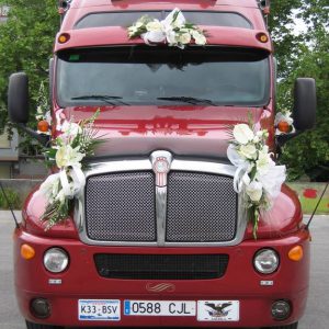 Decoración camión 5 ramos